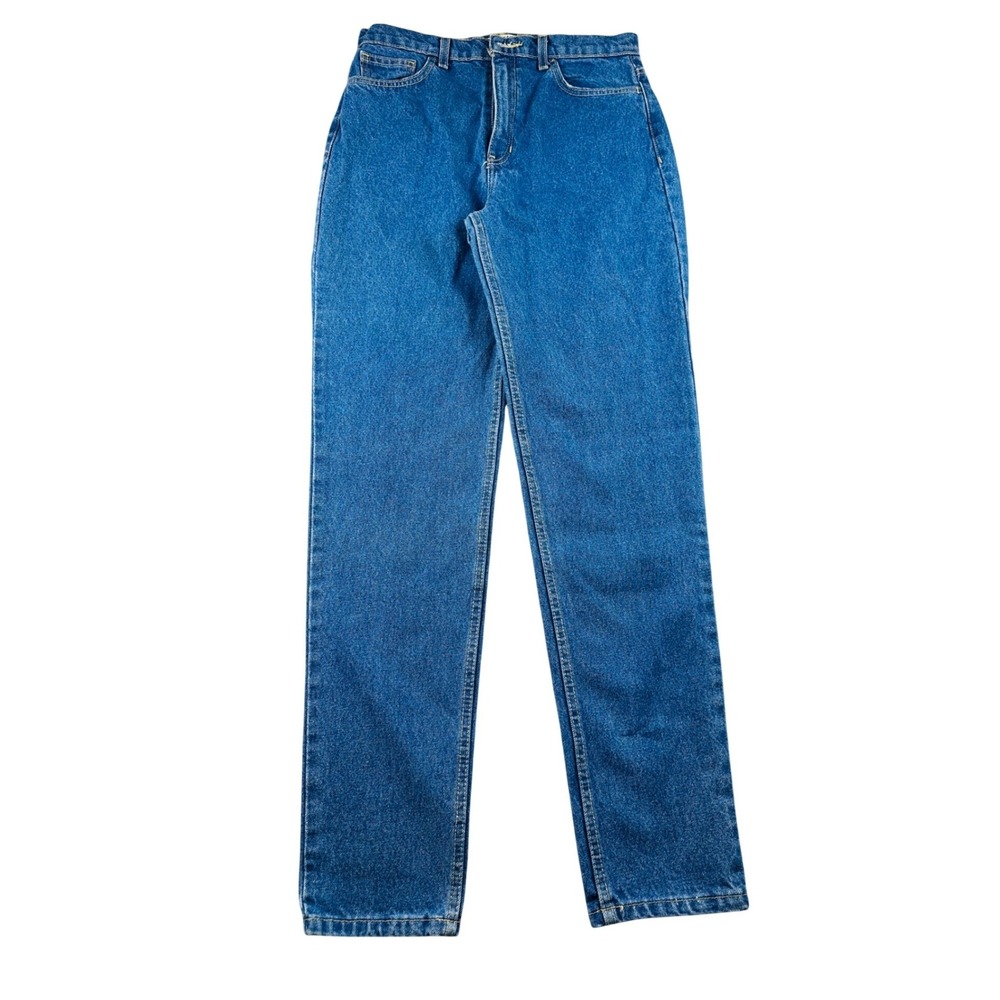 American Apparel Jeans Women 31 Blue High Waisted Jean Mom Slim Denim Streetwear